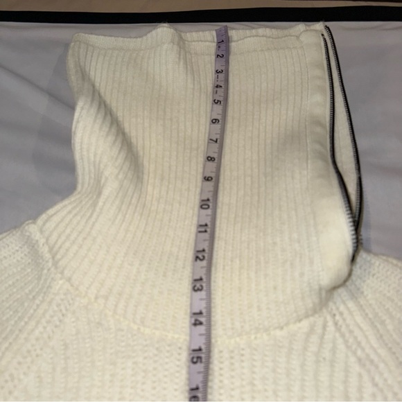 Simons Sweater Contemporaine Exclusive Wool Blend Chunky Ribbed Oversized Size L - Picture 10 of 14